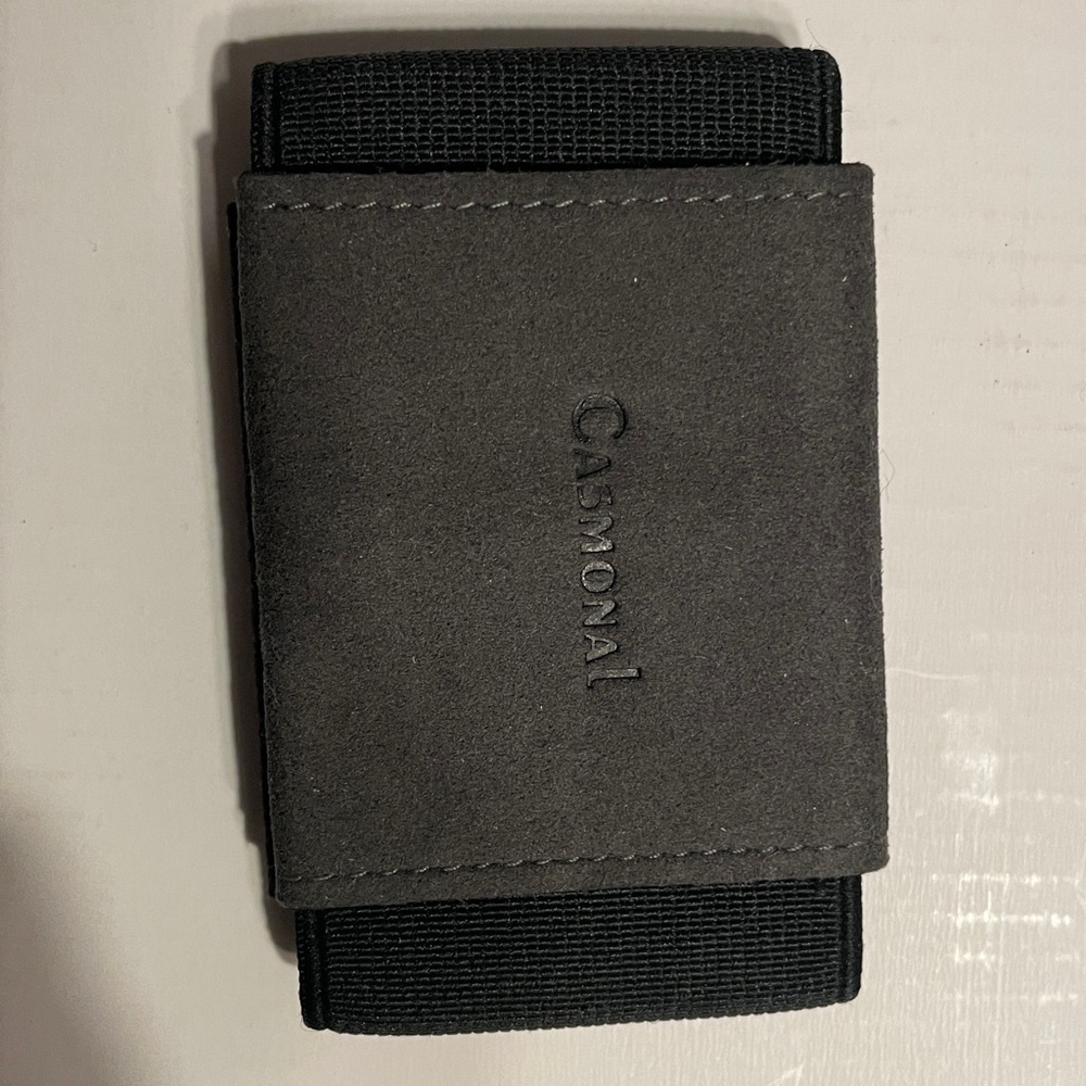 Casmonal Stretch Slim Wallet with 3 unique areas